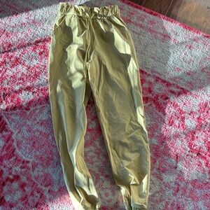 Lululemon Athletica Yellow Jogger Pants